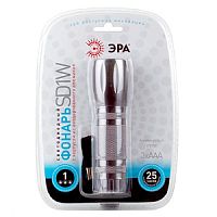 Фонарь универсальный ЭРА SD1W 1W 1LED от батареек серебряный (1/20/120)