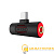 Переходник AUX Borofone BV8 Jack 3.5mm (f)-Type-C (m)/Type-C (f) пластик черный (1/72/288)