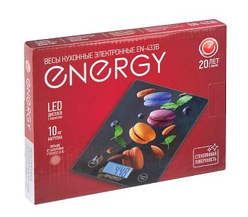 Весы кухонные Energy EN-433B электронные 10кг (1/20)