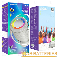 Портативная колонка Borofone BR13 bluetooth 5.0 microSD серый (1/25) 