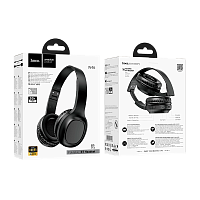 Наушники полноразмерные HOCO W46 bluetooth 5.3 черный (1/60)