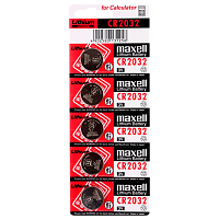 Батарейка Maxell CR2032 BL5 Lithium 3V (5/100/2000) 