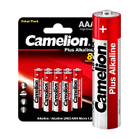 Батарейка Camelion Plus LR03 AAA BL8 Alkaline 1.5V (8/48/1152) 