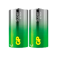 Батарейка GP Super G-Tech LR14 C Shrink 2 Alkaline 1.5V (2/24/240)