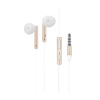 Наушники вставные HOCO M26 с микр. золотой (1/20/160)