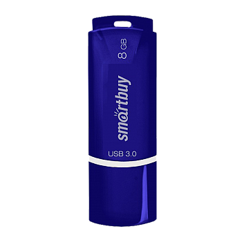Флеш-накопитель Smartbuy Crown 8GB USB3.0 пластик синий 