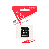 Карта памяти SD Smartbuy 16GB Class10 10 МБ/сек