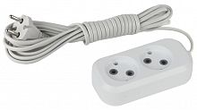 Удлинитель ЭРА UX 2р.Б/З 6A 5.0м белый (1/20)