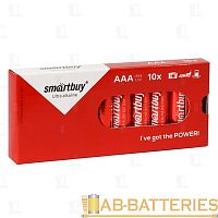 Батарейка Smartbuy LR03 AAA БОКС10 Alkaline 1.5V (10/800) 