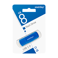 Флеш-накопитель Smartbuy Scout 8GB USB2.0 пластик голубой