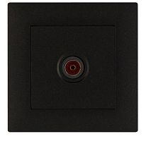 Розетка TV Makel KAREA RIZZ 1гн. черный 88054007