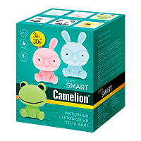 Светильник настольный Camelion KD-892 3W 1LED IP20 на основании сенс. 1.0м голубой (1/12)