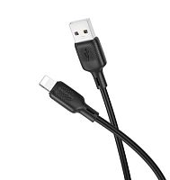 Кабель Borofone BX113 USB (m)-Lightning (m) 1м 2.4A черный