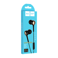 Наушники внутриканальные HOCO M19 с микр. черный (1/30/300)