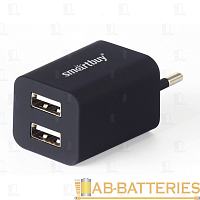 Сетевое З/У Smartbuy TRAVELER 2USB 2.0A серый (1/60)