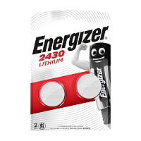 Батарейка Energizer CR2430 BL2 Lithium 3V (2/20/280) 