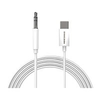Кабель AUX MORE CHOICE UK22a Jack 3.5mm (m)-Type-C (m) 2м ПВХ белый (1/36/360) 