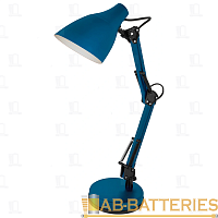 Светильник настольный Camelion KD-331 40W 230V E27 на основании синий (1/6)
