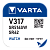 Батарейка Varta 317 (SR516SW) BL1 Silver Oxide 1.55V (1/10/100)
