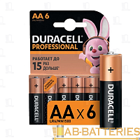 Батарейка Duracell Professional LR6 AA BL4 Alkaline 1.5V BE (4/80/33440)  | Ab-Batteries | Элементы питания и аксессуары для сотовых оптом