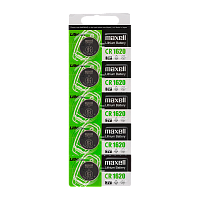 Батарейка Maxell G CR1620 BL5 Lithium 3V (5/100/2000)