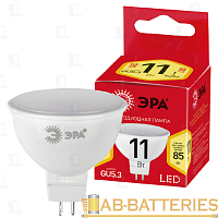 Лампа светодиодная ЭРА MR16 GU5.3 11W 2700К 170-265V софит Eco матовая (1/10/100)