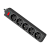 Сетевой фильтр Defender ES 5р.С/З 10A 125 Дж 1.8м черный (1/45)