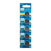 Батарейка Philips CR2032 BL5 Lithium 3V (5/100/1000)