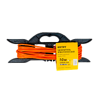 Удлинитель Старт на пластиковой рамке SG 1р.Б/З 10A 10.0м ПВС 2x0.75мм² IP20 (1/10)