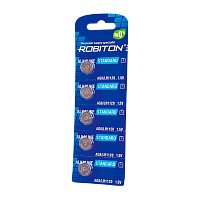 Батарейка ROBITON STANDARD R-AG8-0-BL5 (0% Hg) AG8 LR1120 391 191 LR55 BL5