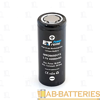 Аккумулятор ET IMR26650VT5 Deluxe Pack 2 4200мАч, высокая токоотдача, 30/50A, 26.2*65.5mm, Li-Ion
