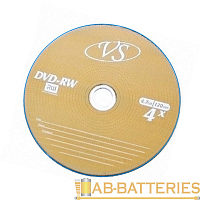 Диск DVD-RW VS 4.7GB 4x 1шт. в бумажной упаковке