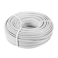 Кабель электрический МарПосад ПВС 2 х 4,0 кв.мм НЕ ГОСТ белый бухта 100м (цена за 1м.)