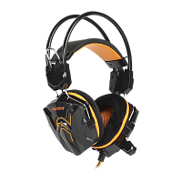 Наушники полноразмерные Smartbuy Rush COBRA с микр. игровые черный оранжевый