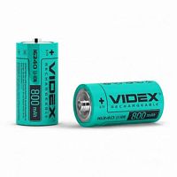 Аккумулятор Li-ion Videx 16340 Б/УП 800mAh б/з (1/50/600) 