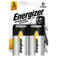Батарейка Energizer Alkaline power LR20 D BL2 Alkaline 1.5V (2/12) 