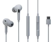 Наушники внутриканальные MORE CHOICE G29a с микр. регулировка громкости Type-C белый (1/31/310) 