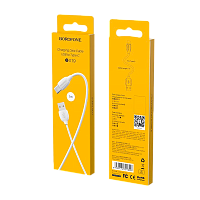 Кабель Borofone BX19 USB (m)-Type-C (m) 1м 3.0A ПВХ белый (1/648)