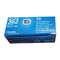 Батарейка Renata 362 (SR721SW) Silver Oxide 1.55V (1/10/100)