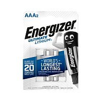 Батарейка Energizer Ultimate FR03 AAA BL2 Lithium 1.5V (2/24) 