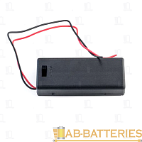 Батареечный отсек ET AAA 2S1P-W с проводами (1/1000)
