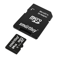 Карта памяти microSD Smartbuy 64GB Class10 UHS-I (U1) 60 МБ/сек без адаптера