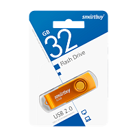 Флеш-накопитель Smartbuy Twist 32GB USB2.0 пластик желтый