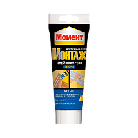 Монтажный клей Момент МОНТАЖ ЭКСПРЕСС MB-50 250г белый (1/12/1080)