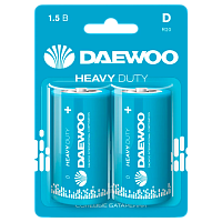 Батарейка Daewoo R20 D BL2 Heavy Duty 1.5V (2/12/96)