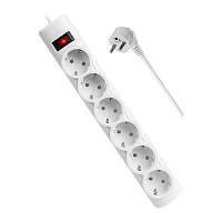 Сетевой фильтр Defender DFS 155 6р.С/З 10A 5.0м 125 Дж белый (1/30)
