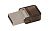 Флеш-накопитель Kingston DataTraveler microDuo 16GB USB2.0 microUSB (m) металл коричневый