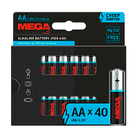 Батарейка Promega LR6 AA BL40 Alkaline 1.5V (40/240/720/25920) 
