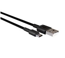 Кабель MORE CHOICE K14m USB (m)-microUSB (m) 2м 2.0A TPE черный (1/24/240)
