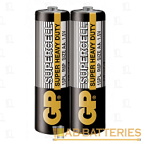 Батарейка GP Supercell R6 AA Shrink 2 Heavy Duty 1.5V (2/40/200/1000)